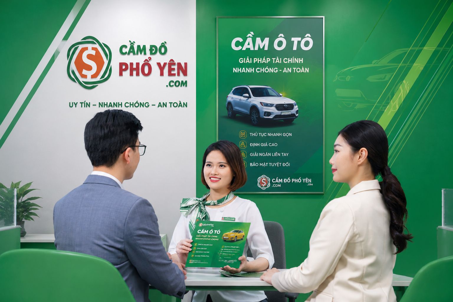 Dịch vụ cầm xe ô tô uy tín tại Phổ Yên Thái Nguyên - Thủ tục nhanh gọn
